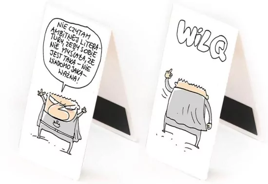 Zakładka magnetyczna WILQ - Ambitna literatura