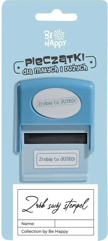 Pieczątka z napisem Zrobię to jutro! - tantis.pl