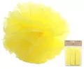 Ozdoba papierowa pompon żółta 25cm - tantis.pl