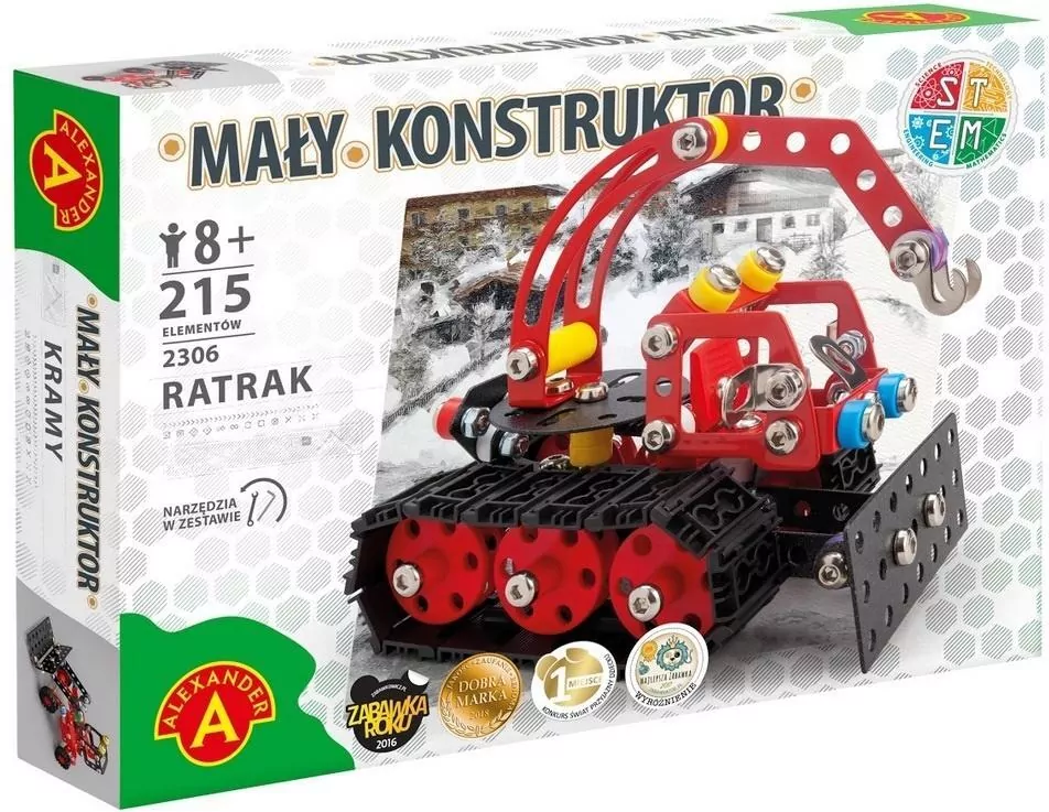 Mały Konstruktor - Ratrak 8+ - tantis.pl