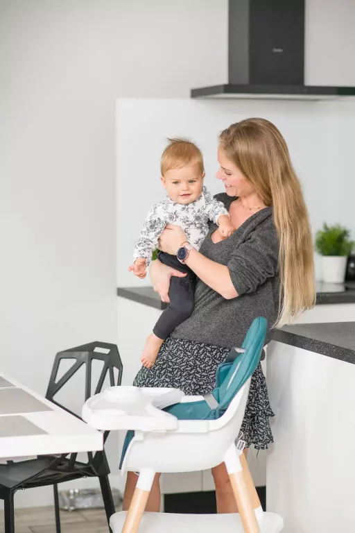 Caratero Krzesełko do karmienia Tuva ciemnozielone - tantis.pl