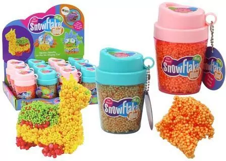 Squishy kulki styropianowe w kubku pomarańczowy - tantis.pl