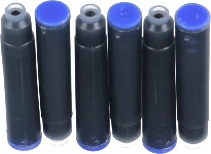 Naboje do piór krótkie niebieskie - tantis.pl