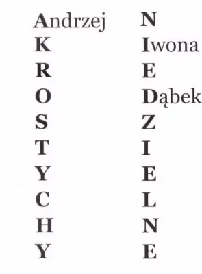 Akrostychy niedzielne