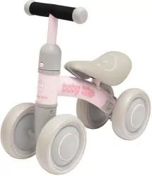 Rowerek biegowy czterokołowy Fruit pink