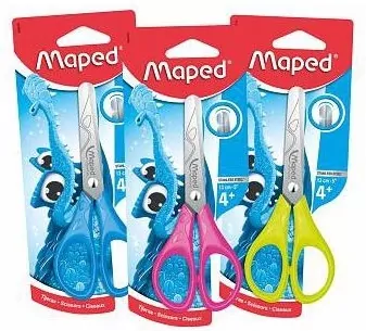 Nożyczki Essentials szkolne 13cm MAPED - tantis.pl