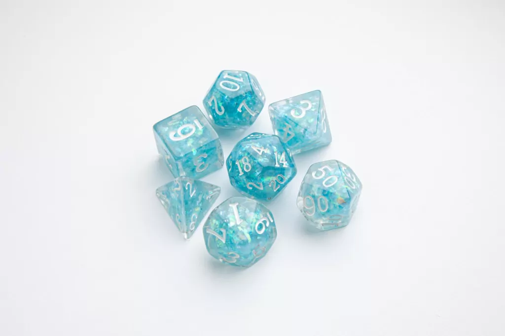 Gamegenic: Candy-like Series - RPG Dice Set - Blueberry - tantis.pl