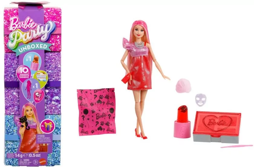 Barbie Party Unboxed Glam Party Stylowe - tantis.pl