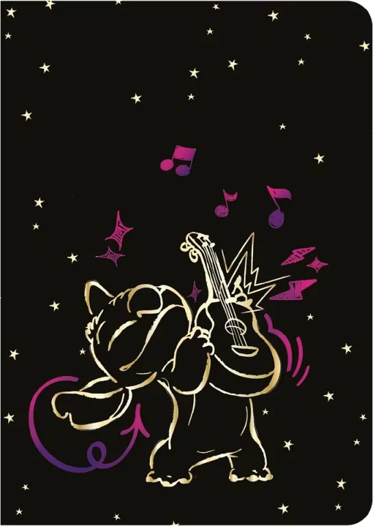 Zeszyt A5 60k. linia Disney Gold Stitch wzór 3 - tantis.pl