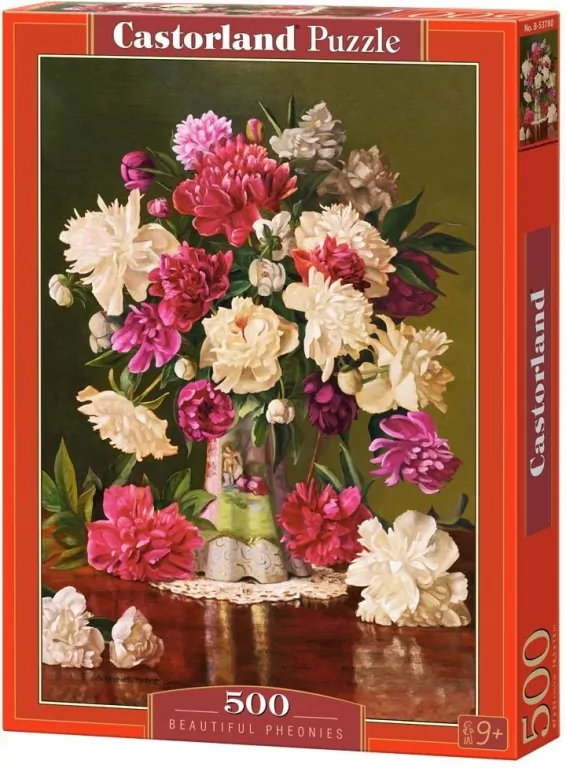 Puzzle 500. Beautiful Pheonies - tantis.pl