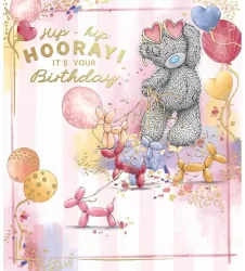 Karnet Urodziny Hip-hip hooray! It's your birthday