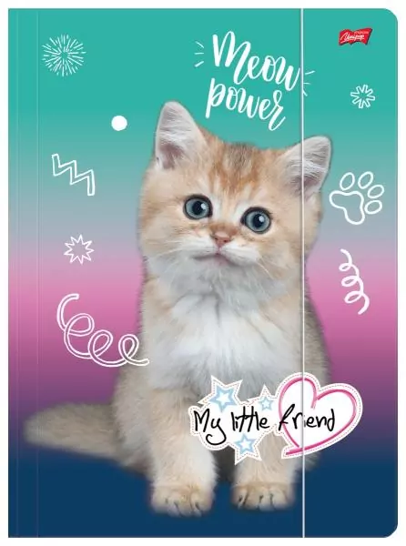 Teczka z gumką A4 My Little Friend Cat - tantis.pl