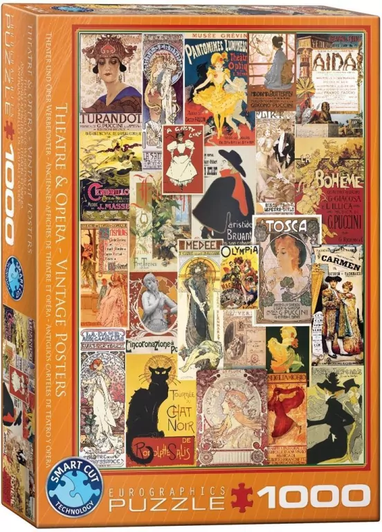 Puzzle 1000. Theater & Opera Vintage Art. 6000-0935 - tantis.pl