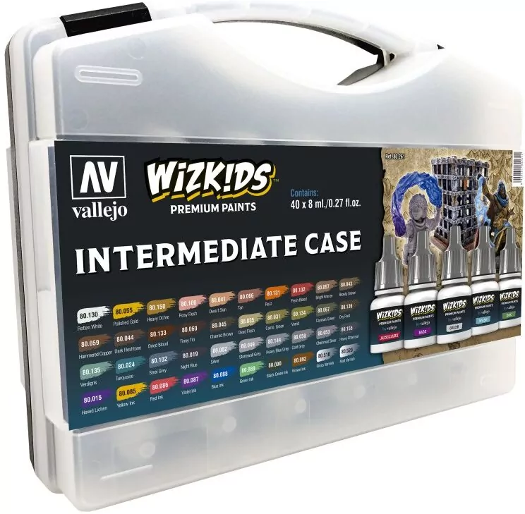 Vallejo: 80.260 - Wizkids - Basic Starter Case (40x8 ml) - tantis.pl