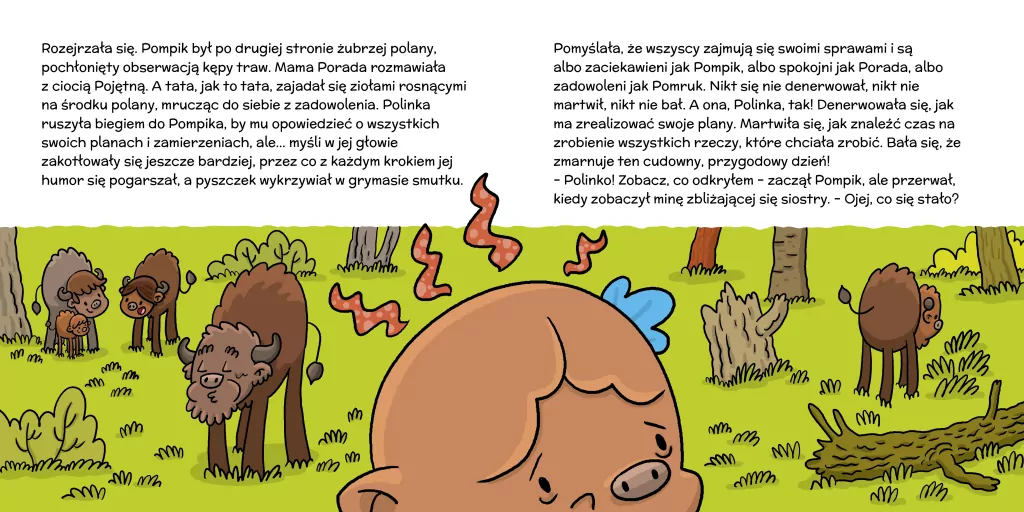 Polinko, nie stresuj się. Żubr Pompik Odkrycia T.14 - tantis.pl