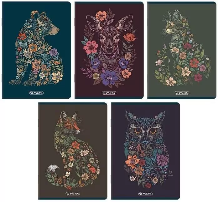 Zeszyt A5/80K linia Florimals  HERLITZ - tantis.pl