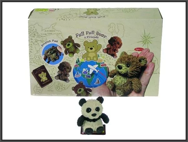 Panda z groszkiem gniotek 7cm - tantis.pl