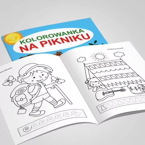 Na pikniku. Kolorowanki - tantis.pl