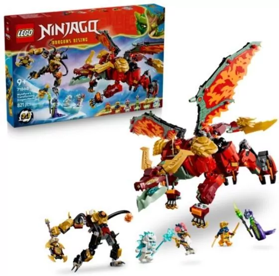 LEGO® Transformujący smoczy mech Wyldfyre 71868 - tantis.pl