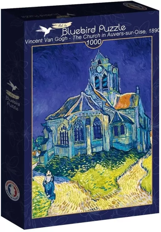 Puzzle 1000 Van Gogh, Kościół w Auvers - tantis.pl