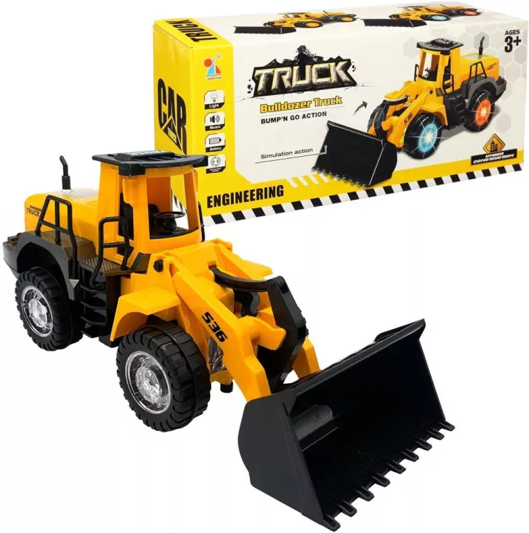 Spychacz z napędem światło dźwięk - tantis.pl