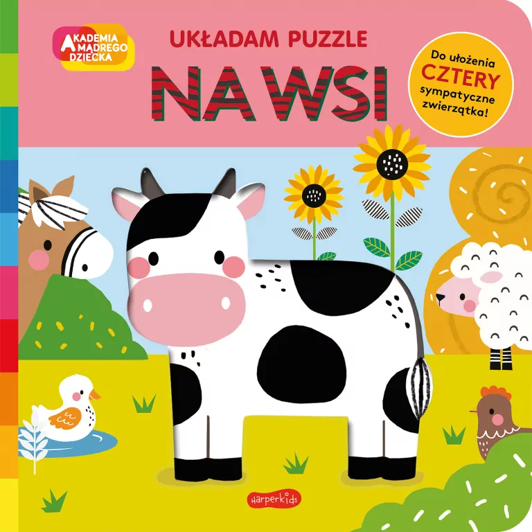 Na wsi. Układam puzzle. Akademia mądrego dziecka - tantis.pl