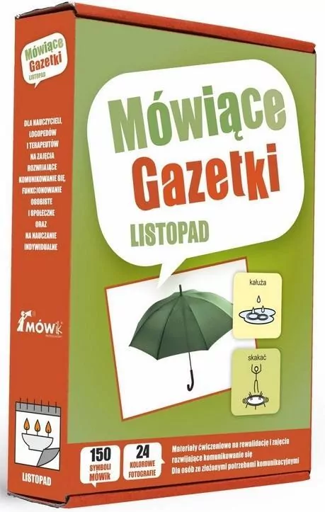 Mówiące Gazetki. Listopad - pomoc dydaktyczna - tantis.pl