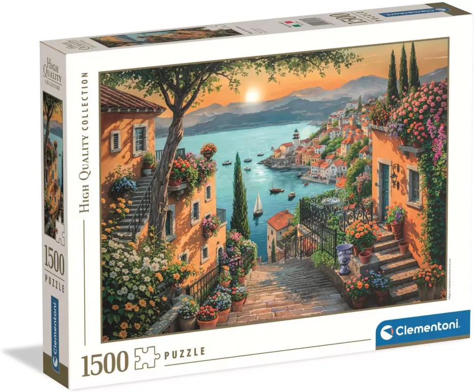 Puzzle 1500 HQ Steps to the Harbor - tantis.pl