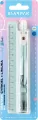 Cyrkiel metalowy + linijka 15cm pastel blue - tantis.pl