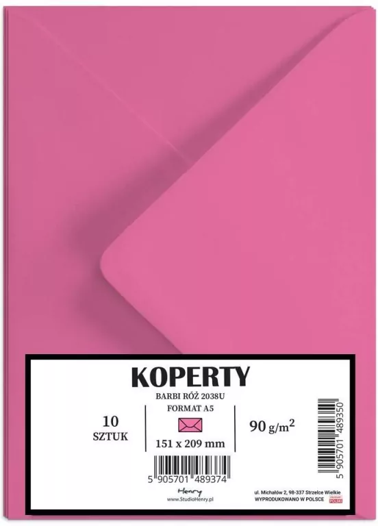 Koperty A5 Barbii róż - tantis.pl