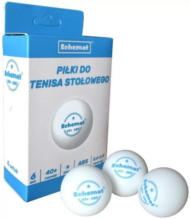 Piłki do tenisa stołowego 40+ ABS - tantis.pl