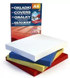 Okładka do bindowania A4, skóra Delta, Czarna