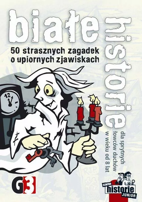 50 strasznych zagadek o upiornych zjawiskach. Białe historie. Czarne historie Junior - tantis.pl