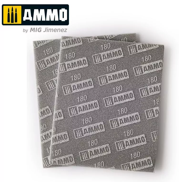 Ammo: Sanding Sponge Sheet - 180 (2) - tantis.pl