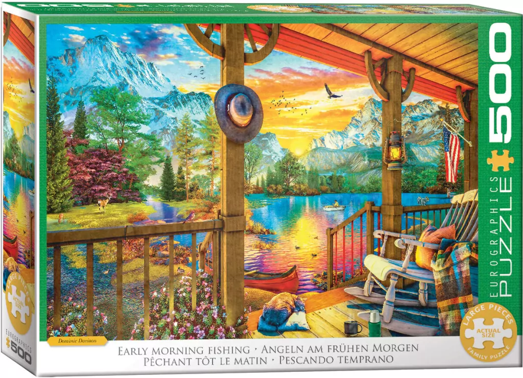 Puzzle 500 Early morning fishing 6500-5884 - tantis.pl