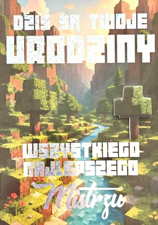 Karnet Urodziny gry komputerowe - tantis.pl