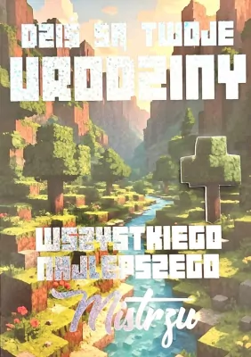 Karnet Urodziny gry komputerowe