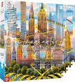 Puzzle 1000. Tytus Brzozowski Nowy Jork / New York - tantis.pl