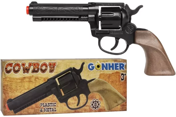 Rewolwer kowbojski plastikowy GONHER - tantis.pl