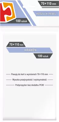 Koszulki na karty 100. 70 x 110 mm. Kraken