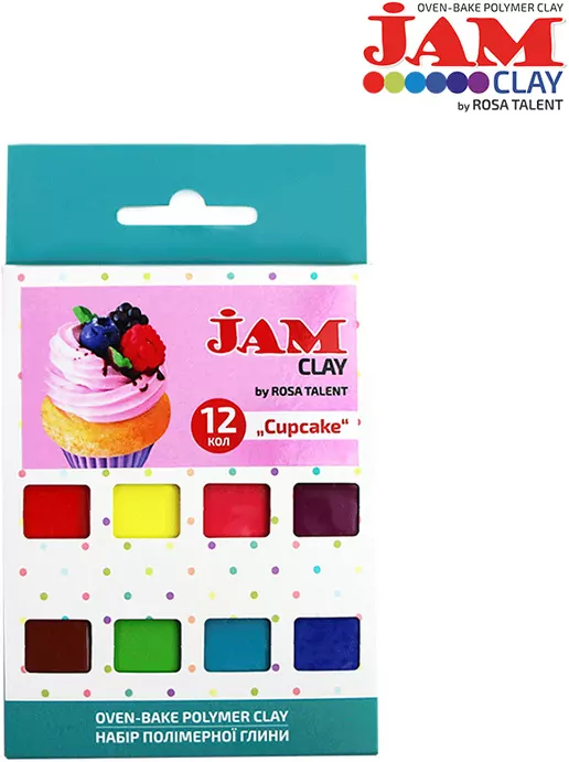 Modelina polimerowa Cup Cake 12x20g - tantis.pl