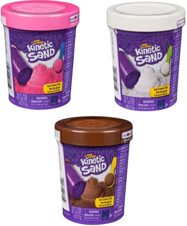 Kinetic Sand - Lodowa tuba mix - tantis.pl