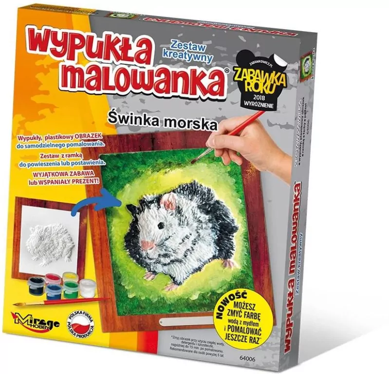 Zestaw Kreatywny do malowania. Świnka morska - tantis.pl