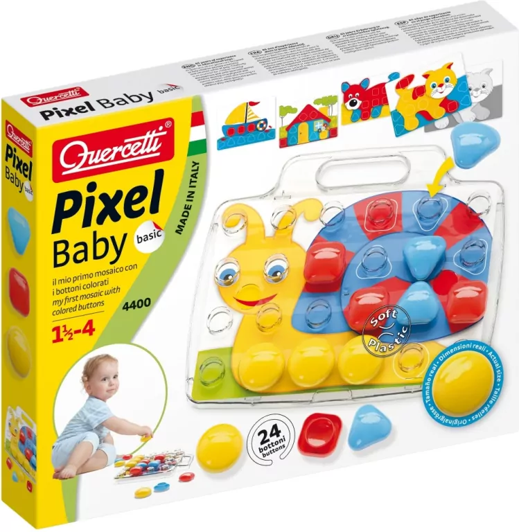 Mozaika Pixel Baby Basic, 24 elementy - tantis.pl