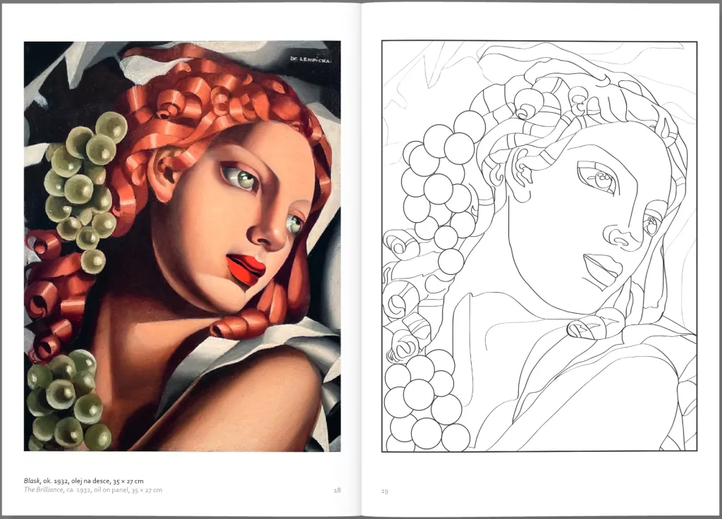 Tamara Łempicka. Zeszyt do kolorowania 2 - tantis.pl