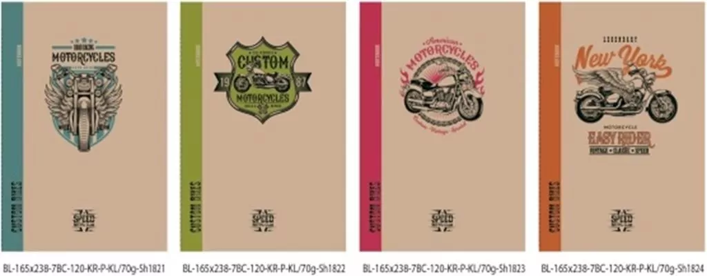 Notatnik ozdobny 165x238/120K kratka TW FRESH - tantis.pl