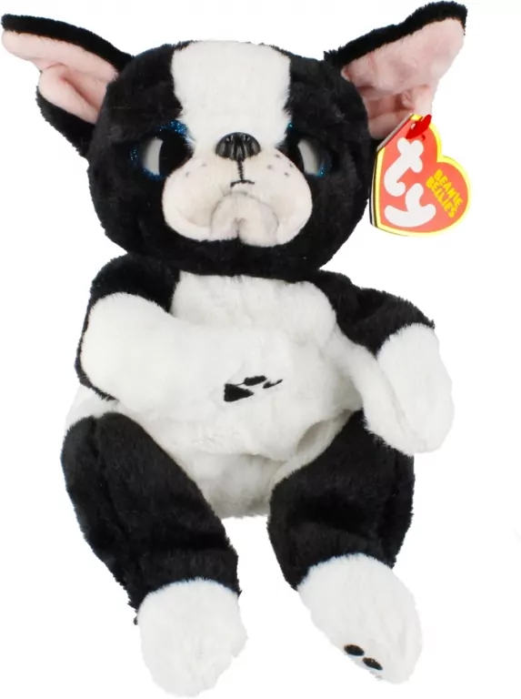 Beanie Bellies. Tink czarnobiały pies 15cm - tantis.pl