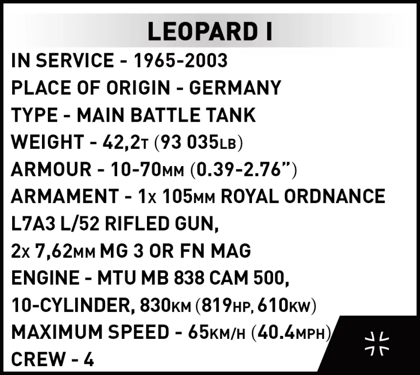 Armed Forces Leopard I - tantis.pl