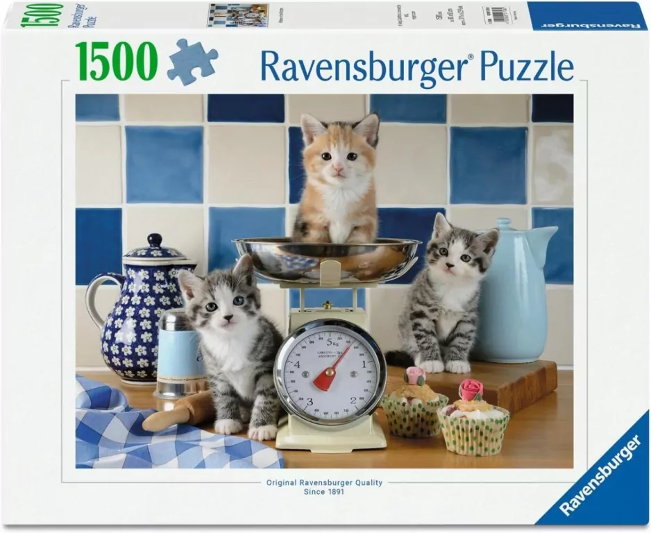 Puzzle 1500 Kittens in the Kitchen - tantis.pl