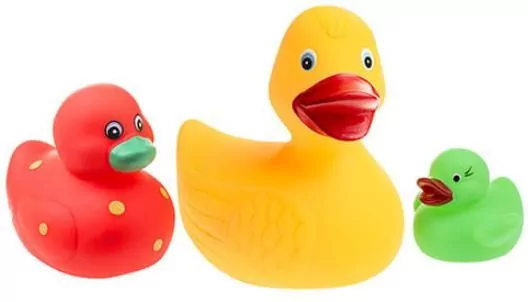 Tullo. Zabawka do kąpieli 3 kaczki, mix - tantis.pl